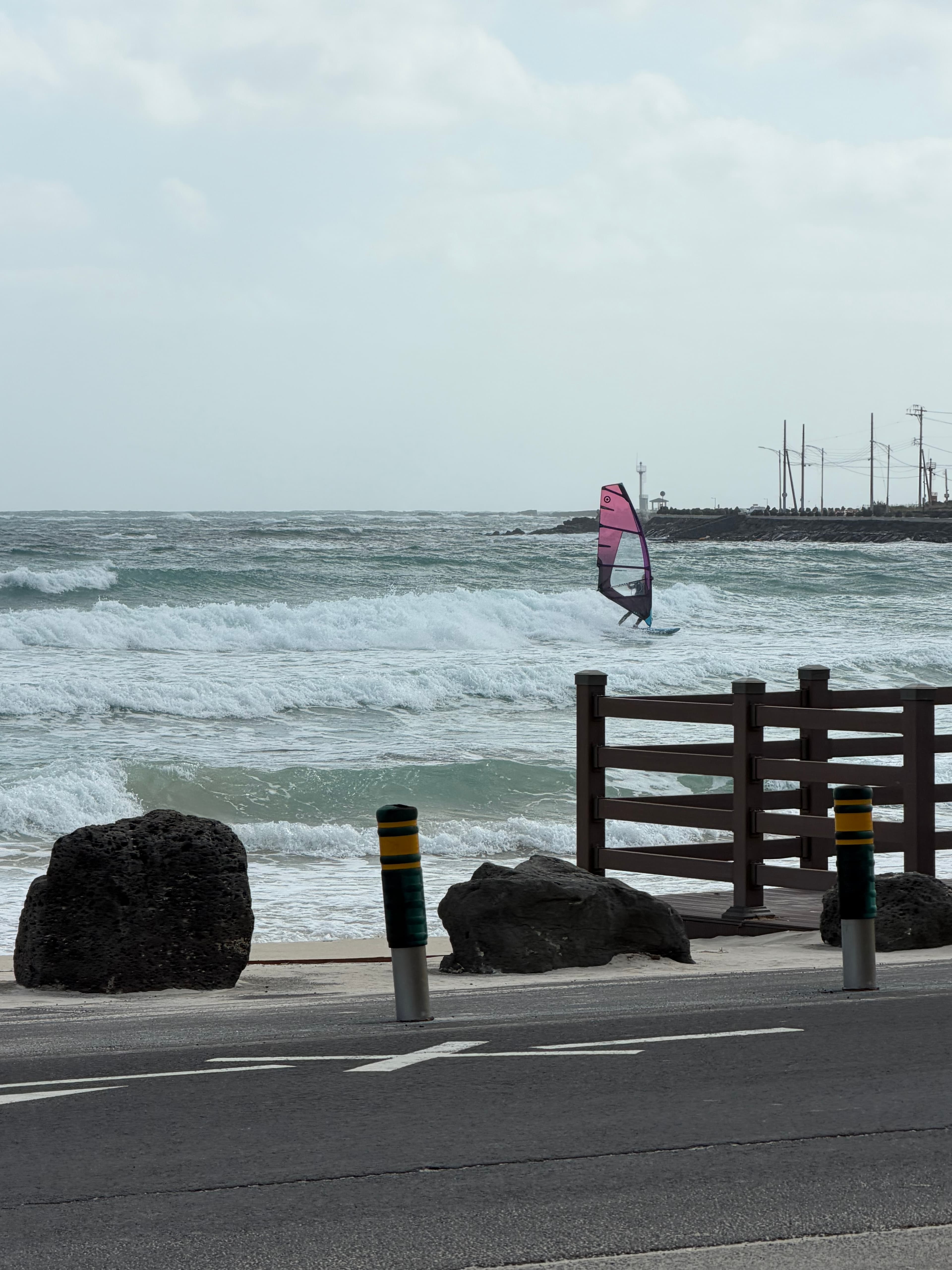 another surfer