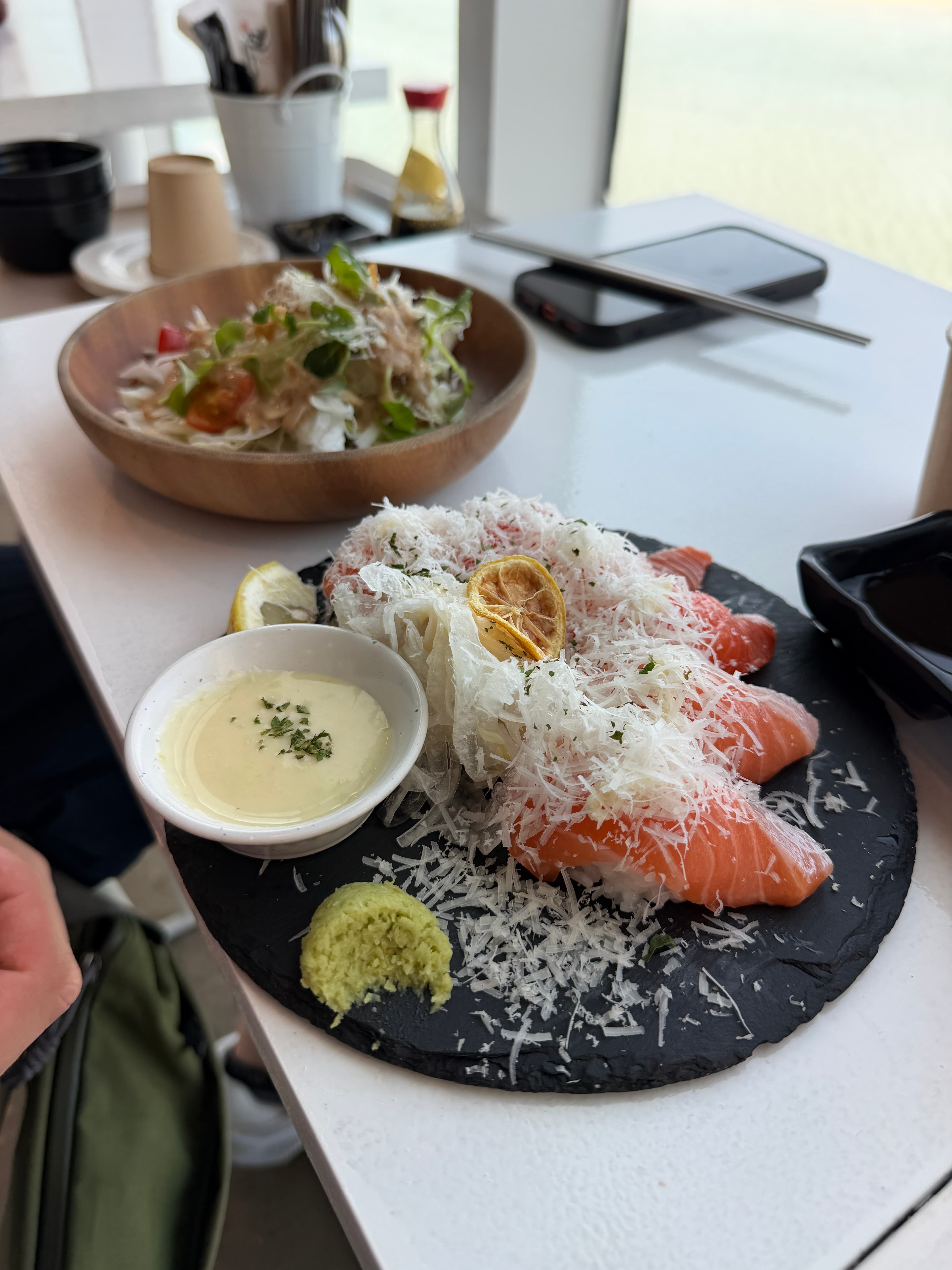 salmon sushi
